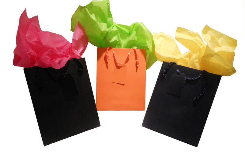 Jillson Roberts 6-Count Medium 8" x 10" x 4" All-Occasion Gift Bags Available in 20 Solid Colors, Green Matte - Image 3